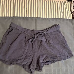 Maurice’s  blue shorts